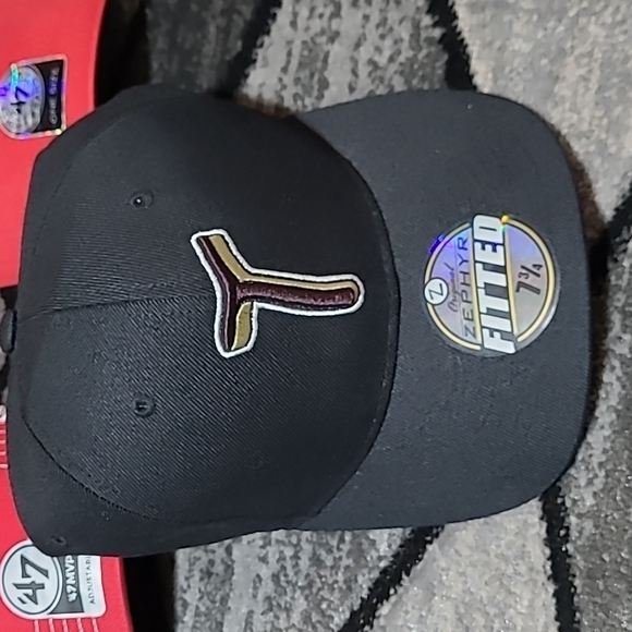 ORIGINAL ZEPHYR & FORTY SEVEN BRAND EMBROIDERED FOOTBALL BASEBALL  BUNDLE HATS - Picture 2 of 12